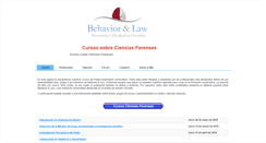 Desktop Screenshot of cursoscienciasforenses.com